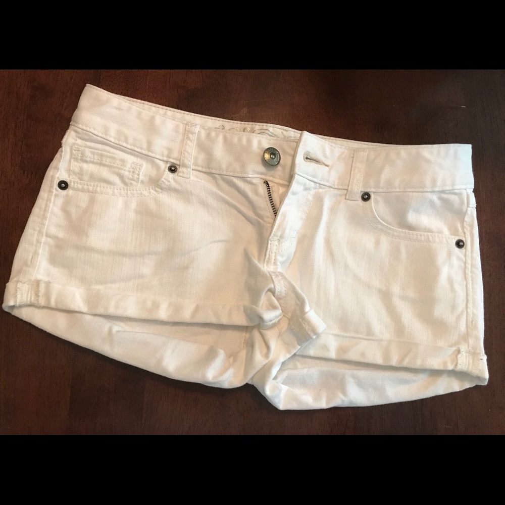 Express white Jean shorts
